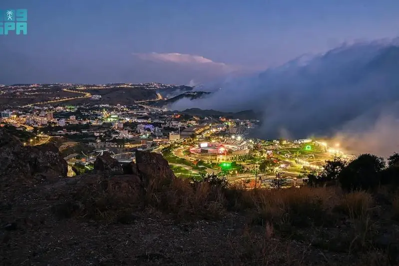 Saudi: Fog on Sarat Mountains creates mesmerising images