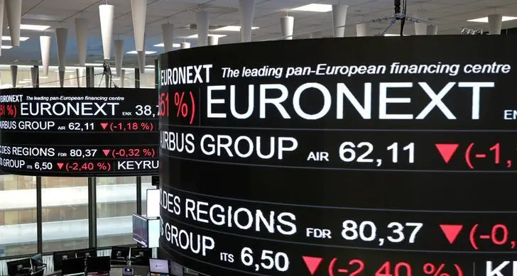 European shares climb on bank earnings cheer, tech boost