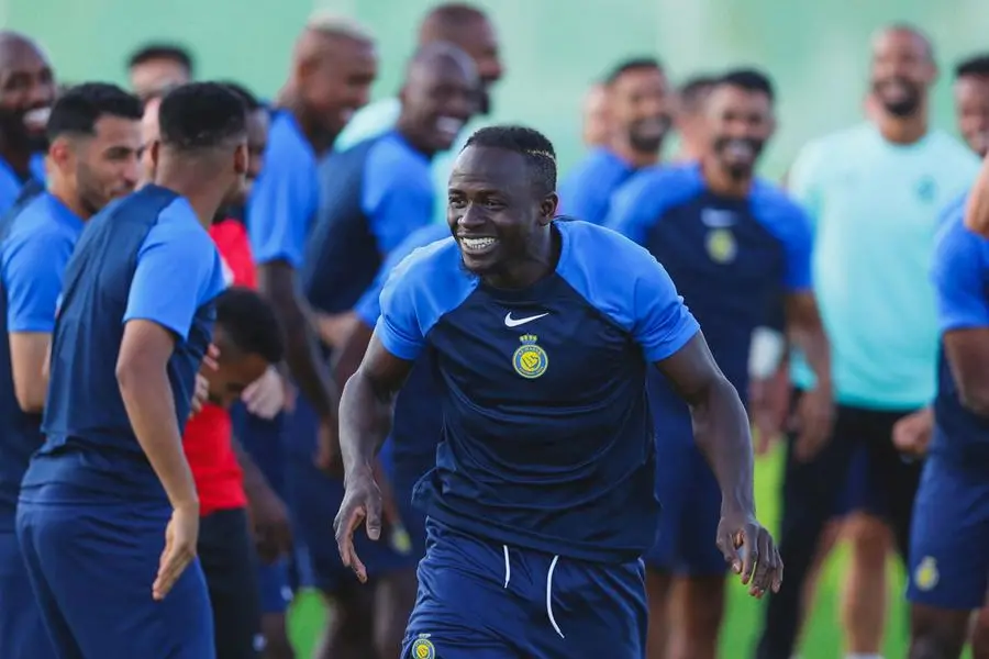Soccer Football - Al Nassr\\'s Sadio Mane during training- Taif, Saudi Arabia - August 2, 2023 Al Nassr\\'s Sadio Mane during training with teammates Al Nassr Football Club/Handout via REUTERS , Reuters