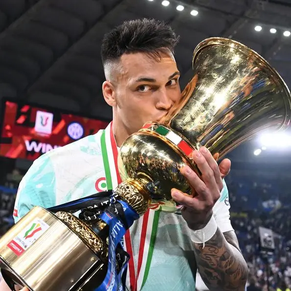 Martinez double as Inter retain Coppa Italia crown