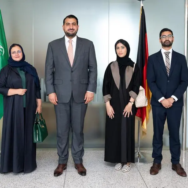 Saudi Ambassador to Germany hosts first Saudi space graduate and key Serco executives