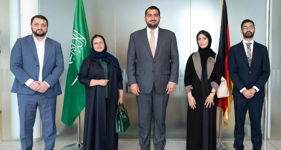 Saudi Ambassador to Germany hosts first Saudi space graduate and key Serco executives