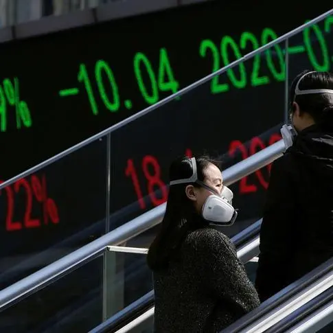China, HK stocks end higher as property share sentiment improves
