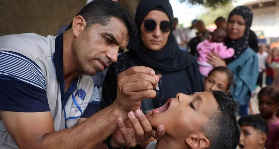 Mass polio vaccine campaign begins in Gaza