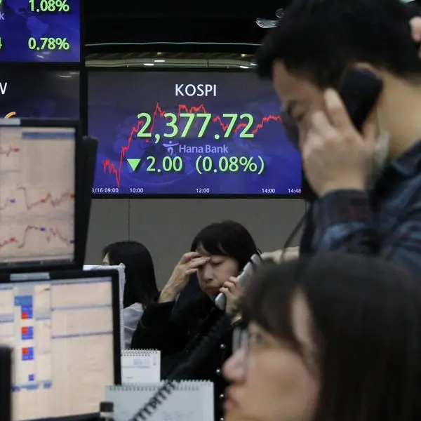 South Korean stocks set for fifth weekly gain amid global rally