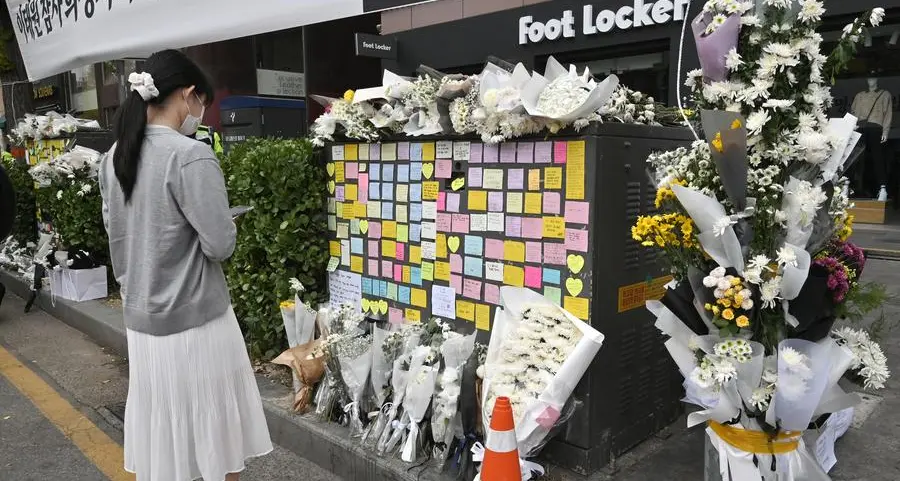Candlelight vigils to mourn South Korea Halloween disaster victims