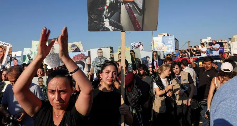 Lebanon marchers mourn port blast victims three years on, angry at stalled probe