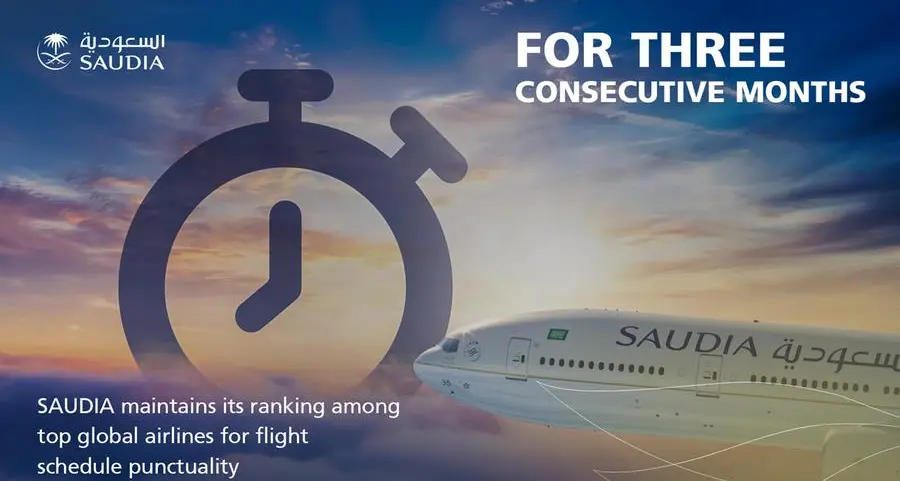 SAUDIA ranks top among global airlines for best On-Time Performance