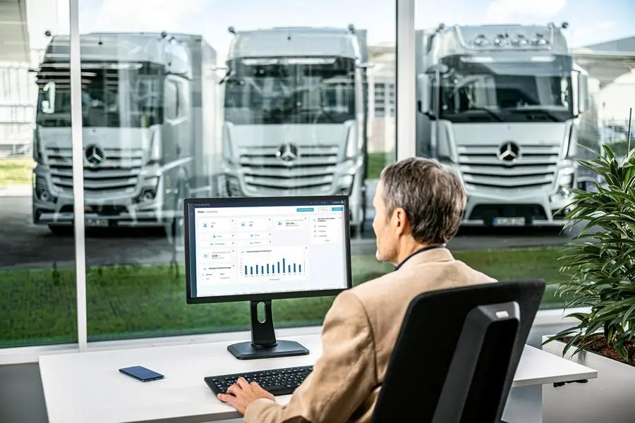 Mercedes-Benz Actros Trucks, 2023. Image Courtesy: Daimler Truck AG