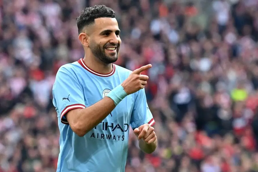 Mahrez treble fires Man City into FA Cup final