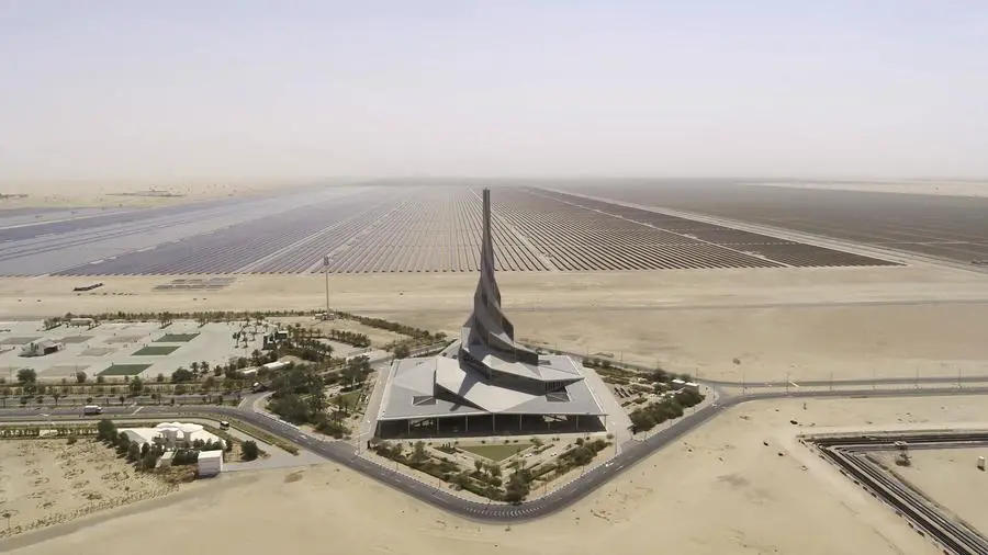 Exterior view of Mohammed bin Rashid Al Maktoum Solar Park. Image courtesy: DEWA