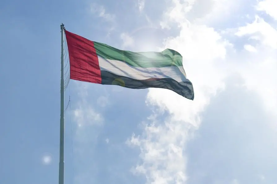 UAE flag. Image courtesy WAM.