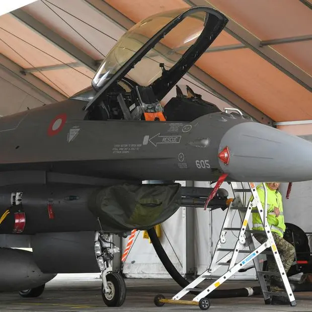 Eight Ukrainian pilots begin F-16 training in Denmark