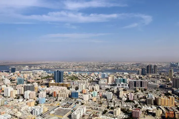 The Emirate of Ajman is one of the seven states constituting the United Arab Emirates.beautiful skyline of Ajman with clouds fading away . Getty Images , \\tfahadee.com