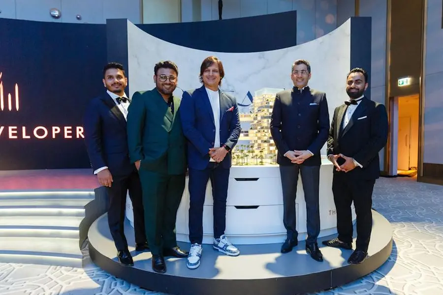 Siddharta Banerji, Managing Director, The Luxe Developers, Shubam Aggarwal, Chairman, The Luxe Developers and Vivek Oberoi, Bollywood Actor