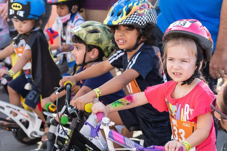 The Junior Rides will take place on Saturday, 18th February 2023, just one day before the UCI Gran Fondo qualifying race on Sunday, 19th February 2023. Image Courtesy: Spinneys Dubai