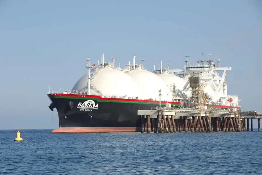 LNG vessel at the jetty of Oman LNG in Sur. Image courtesy: Shell Image used for illustration