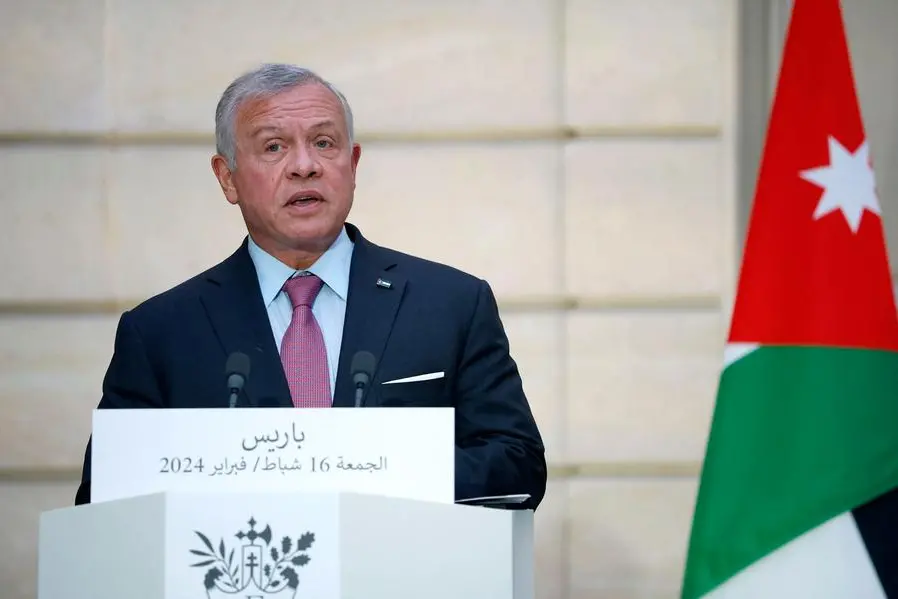 Jordan's King, French president discuss regional developments
