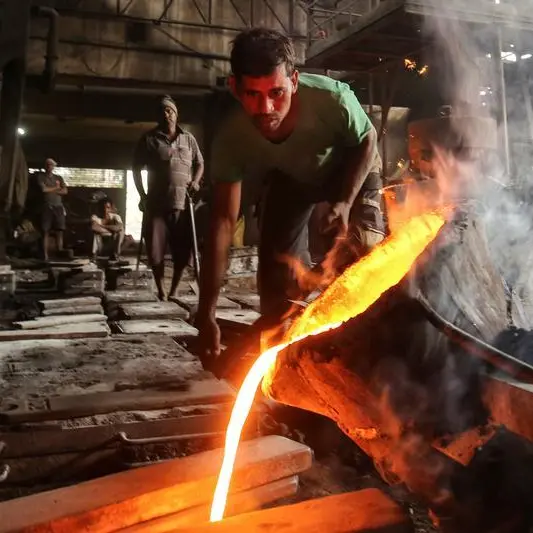 India's industrial output rises 5.7% y/y in February, government says