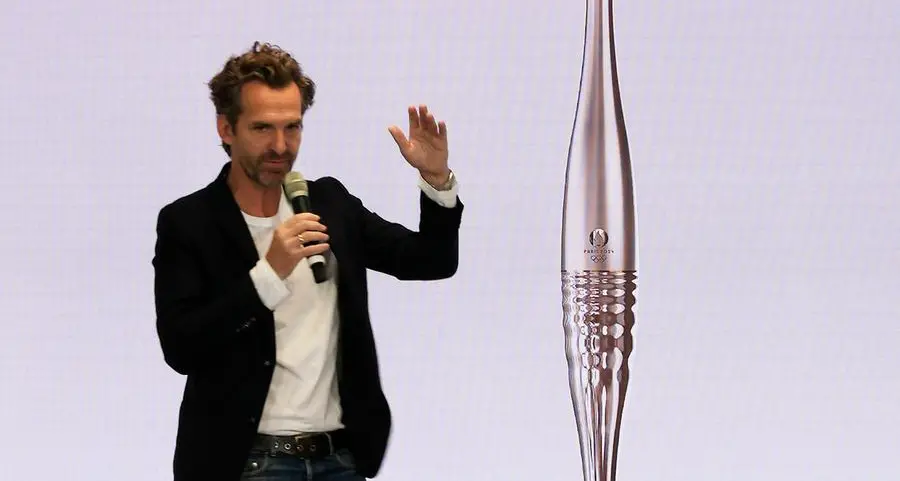 Peace-themed torch unveiled for Paris 2024 Olympics