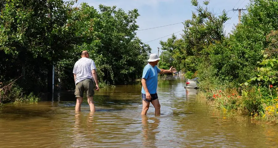 Ukraine says floodwater may stop rising by end of Wednesday