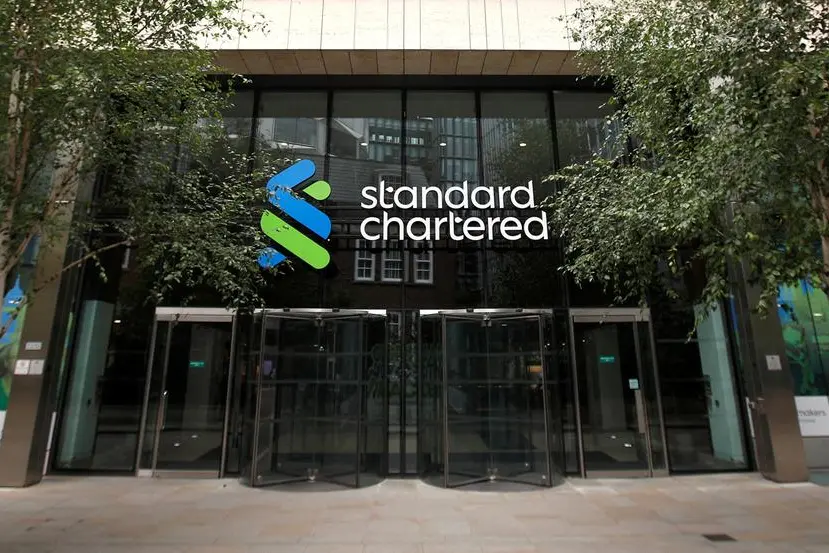 FILE PHOTO: The Standard Chartered bank logo is seen at their headquarters in London, Britain, July 26, 2022. REUTERS/Peter Nicholls. , Reuters