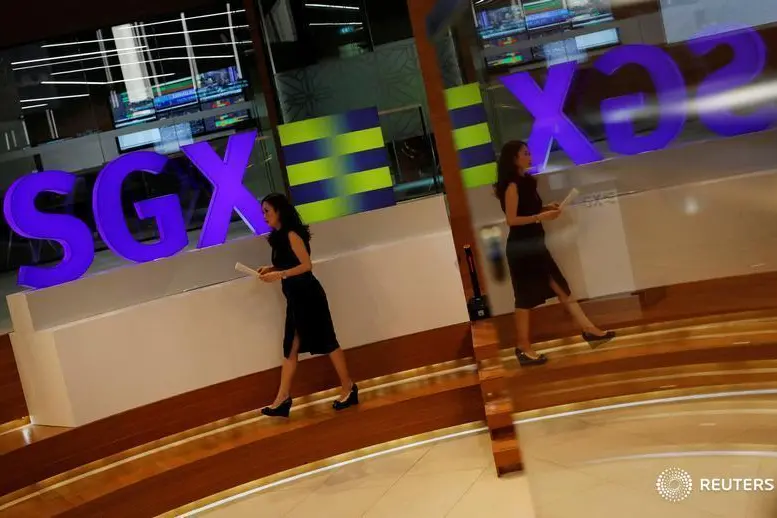 An SGX sign is pictured at Singapore Stock Exchange July 19, 2017. Edgar Su, Reuters , Reuters Images