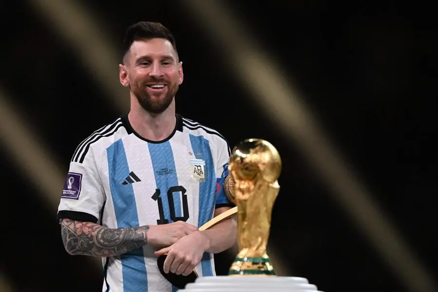 Messi #10 Argentina Jersey 2022 Away World Cup