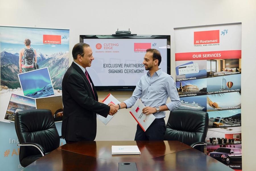 Al Rostamani Travel and Cutting Edge announce partnership in global sports travel