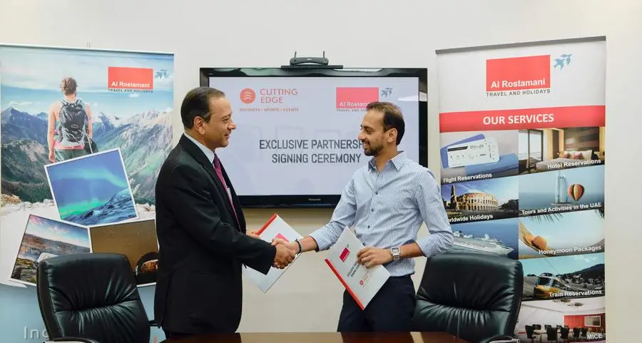 Al Rostamani Travel and Cutting Edge announce partnership in global sports travel