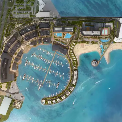 Construction work has commenced for the \"Bahrain Marina\" project on a total area of 256,000 square metres