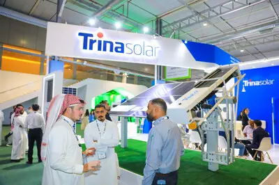 TrinaTracker\\u2019s Vanguard 1P on display at the exhibition. Image courtesy: TrinaTracker