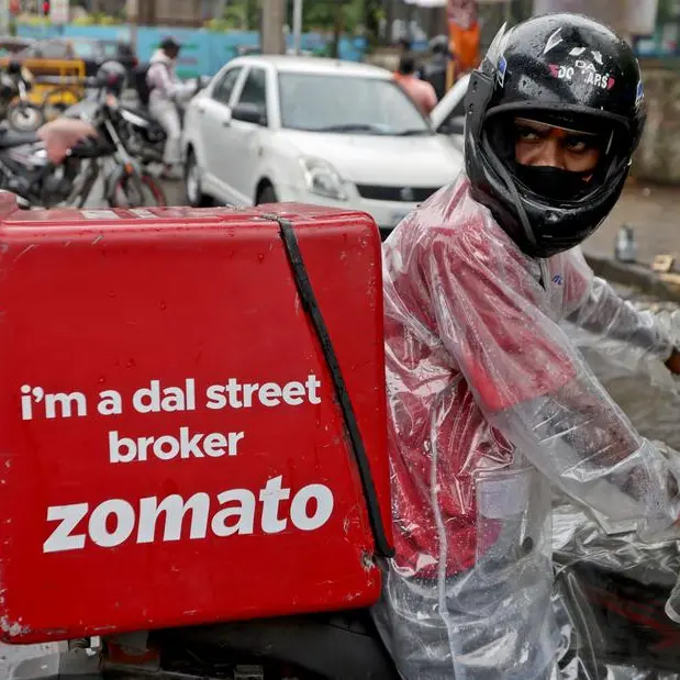 India's Zomato hits record high, bucking internet stocks' sluggishness