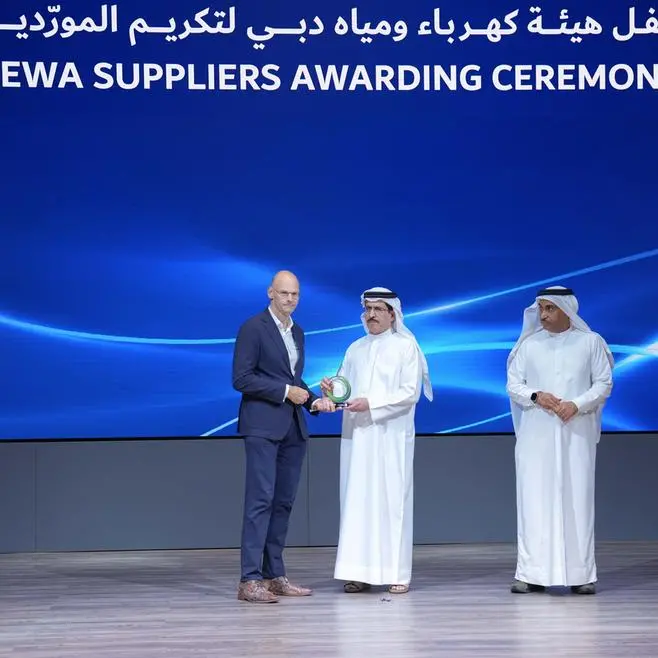 DEWA honours 62 of its most distinguished suppliers
