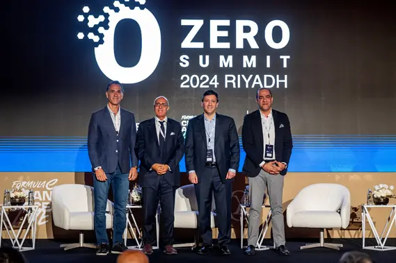 Decarbonization in the desert: Zero Summit 2024 converges in Riyadh for the first time alongside Formula E\\u2019s Diriyah E-Prix. Image courtesy: Zero Summit