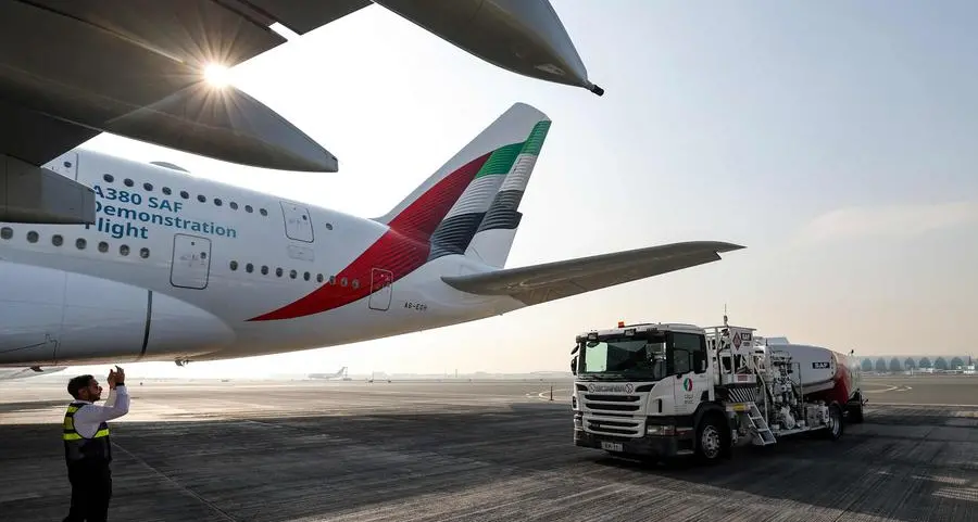 Emirates becomes first airline to operate A380 flight with SAF
