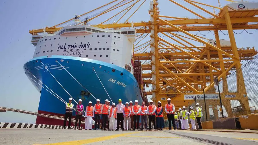 World's first green methanol vessel, Ane Maersk, calls in Dubai