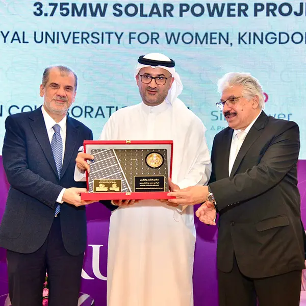 The Royal University for Women Bahrain and Positive Zero unveil innovative solar carport partnership