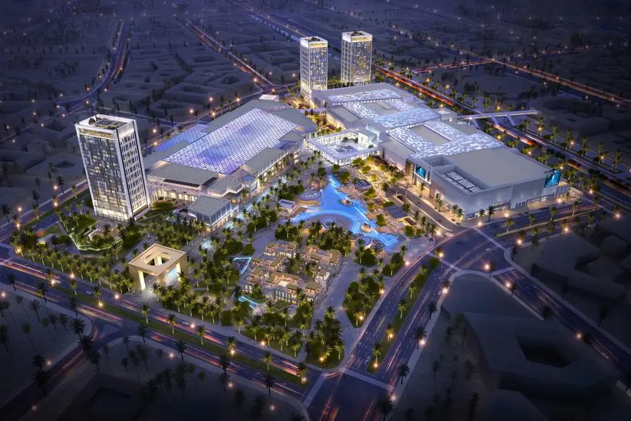 Rendering of KEC Hub mall in in Madinah, Saudi Arabia. The project is being developed by Knowledge Economic City Company (KEC). Photo courtesy - project architect Chapman Taylor\\'s website. Image Courtesy: Chapman Taylor