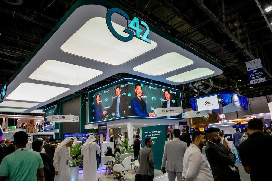 G42 unveils \\u2018Intelligence Grid\\u2019 at GITEX 2024. Image courtesy: WAM
