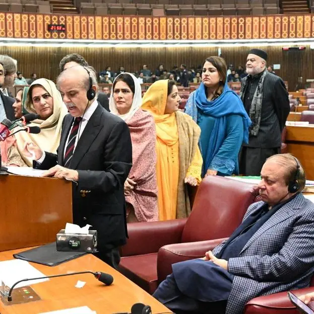 Pakistan's Shehbaz Sharif takes oath as prime minister
