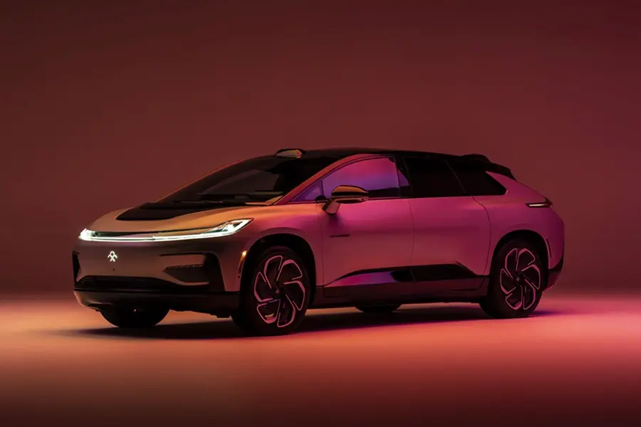 Faraday Future announces Middle East Strategy launch and unveiling of FF 91 2.0 at Abu Dhabi\\'s Yas Marina Circuit. Image courtesy: Faraday Future