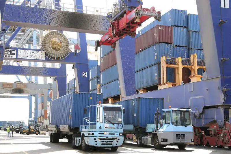 Image used for illustrative purpose. Trucks carrying containers are seen at the Port of Aqaba, 350 km (217 mikes) south of Amman. Abraham Farajian, Reuters , Reuters Images