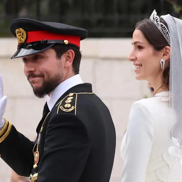 Jordan royal wedding: Crown Prince Hussein marries Saudi fiancé Rajwa Al-Saif