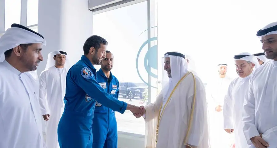 Sharjah ruler receives astronauts Aultan AlNeyadi, Hazzaa AlMansoori and UAE Mission 2 team