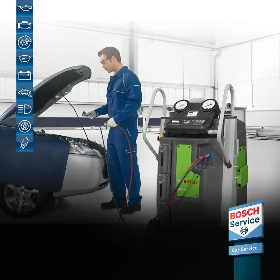 Nasser Bin Khaled Service centers present a special AC service offer from Bosch services to all car brands