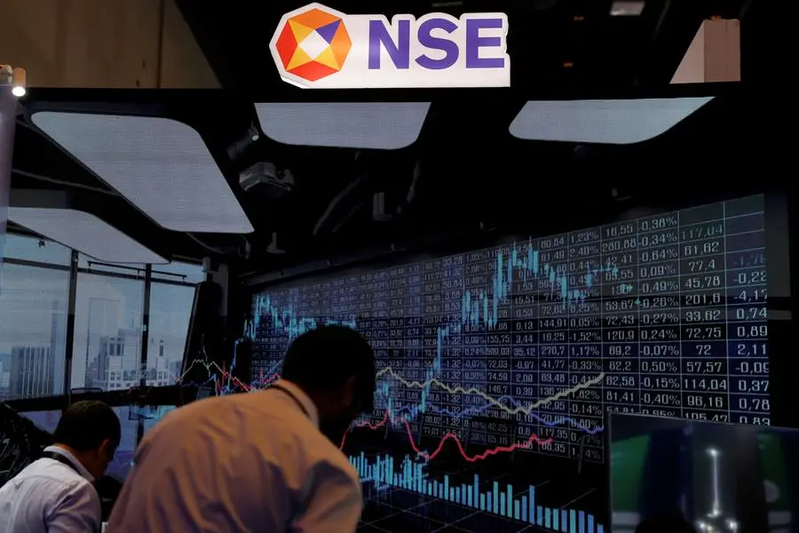 People work at the National Stock Exchange (NSE) stall during the Global Fintech Fest in Mumbai, India, August 29, 2024. REUTERS/Francis Mascarenhas , Reuters