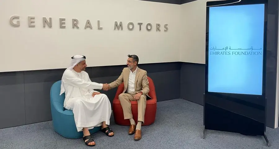 General Motors Middle East embarks on year-long partnership with Emirates Foundation to empower community development programs