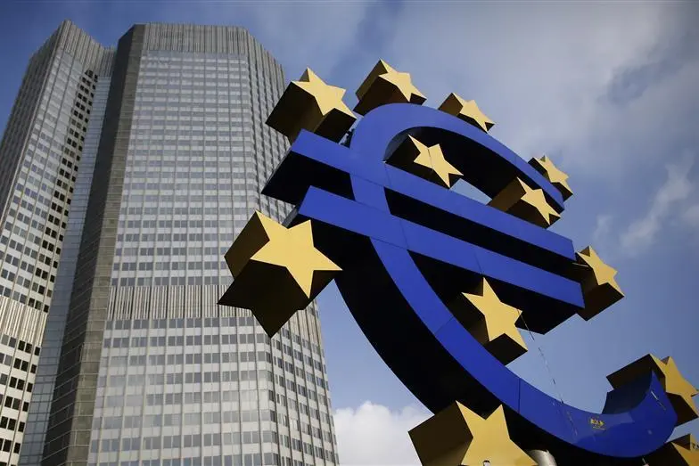 The Euro currency sign is seen in front of the European Central Bank headquarters in Frankfurt. Image used for illustrative purpose. Lisi Niesner, Reuters , Reuters Images