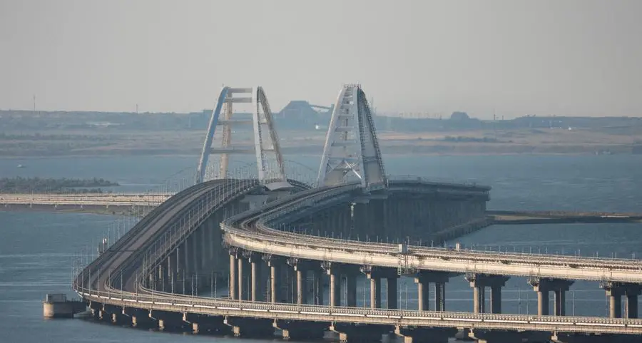 Crimea Bridge, key Russian supply line, damaged, two dead, reports of blasts